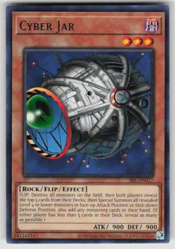 Cyber Jar SRL-EN077 Spell Ruler Yu-Gi-Oh Unlimited NM - Image 1