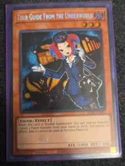 Yu-Gi-Oh! TCG-Tour Guide From the Underworld-RA01-EN005-Secret-1st Ed-M/NM - Image 1