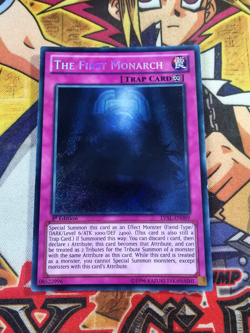 The First Monarch lval-en089 1st Edition (LP) Secret Rare Yu-Gi-Oh! - Image 1