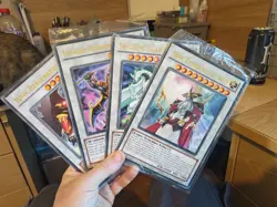 Yugioh Four Box Topper Cards - Sealed - Image 1