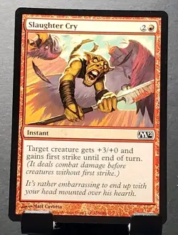 MTG 155 SLAUGHTER CRY Instant M12 common card⚔NM/MT - Image 1