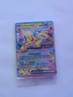 Pokemon TCG Jolteon EX 030/131 Prismatic Evolutions Stamped Promo Card Sealed - Image 1