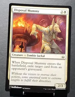 MTG 009/199 DISPOSAL MUMMY Zombie Jackal Hour of Devastation common card⚔NM/MT - Image 1