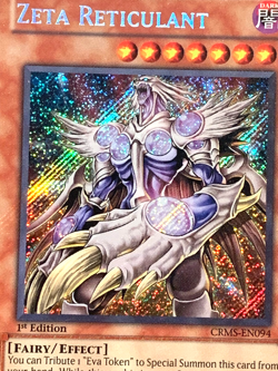 yugioh ZETA RETICULANT CRMS-EN094 1st Edition Secret Rare Near Mint - Image 3