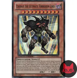 Yugioh Exodius the Ultimate Forbidden Lord CT07-EN024 Super Rare Limited NM - Image 1