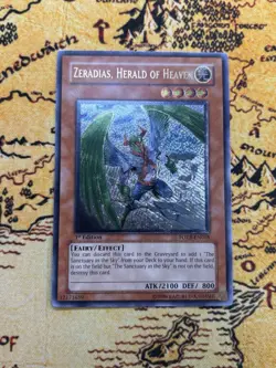 Yugioh Zeradias, Herald of Heaven FOTB-EN018 Ultimate Rare 1st Edition NM - Image 1
