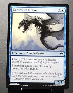 MTG 69/272 SCRAPSKIN DRAKE Zombie Drake Origins common card⚔NM/MT - Image 1