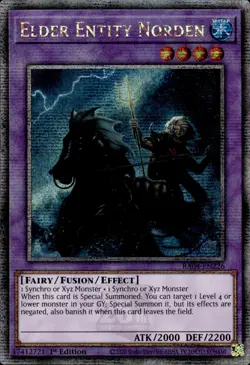 Elder Entity Norden - Quarter Century Secret Rare 1st Ed. RA04-EN226 - YuGiOh - Image 1