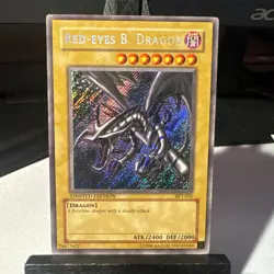 Yugioh Red-Eyes B. Dragon BPT-005 Secret Rare Limited Edition Promo NM - Image 1