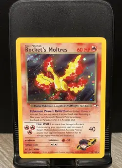 Pokemon - Rockets Moltres Gym Heroes Holo - 12/132 - Image 1