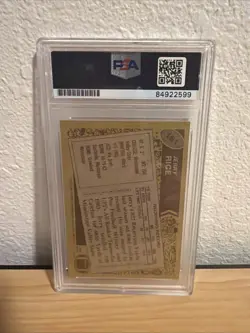 Jerry Rice 1986 Topps 161 Autograph Rookie Card PSA Gem Mint 10 - Image 2
