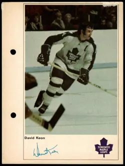 1971-72 Toronto Sun NHL Action Players Dave Keon Toronto Maple Leafs - Image 1
