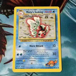 1999/2000 MISTY’S SEAKING - Gym Heroes Set - 55/132 - Uncommon - Pokemon Card NM - Image 2