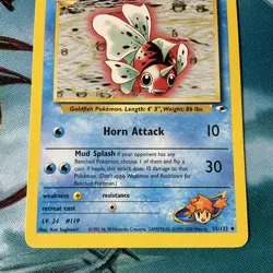 1999/2000 MISTY’S SEAKING - Gym Heroes Set - 55/132 - Uncommon - Pokemon Card NM - Image 4