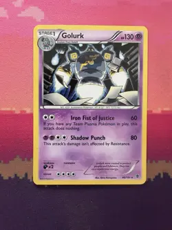 Pokemon Card Golurk Plasma Bast Holo 46/101 Near Mint - Image 1