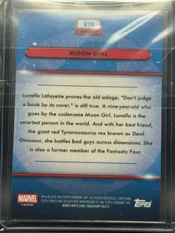 Moon Girl 2026 Marvel Topps Finest Fantastic Four 6/10 - Image 2