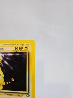 Pokemon TCG Ampharos Neo Genesis 1/111 Holo Unlimited Holo Rare - Image 4
