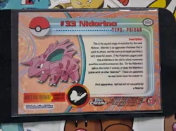 Nidorino #33 Topps Chrome Pokemon Card LP - Image 2