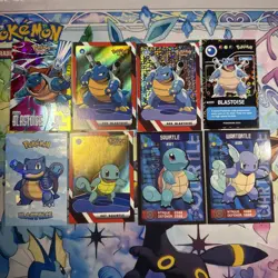 8 Blastoise & Squirtle Different Non -TCG Sets Pokemon Cards Some Holos - Image 1