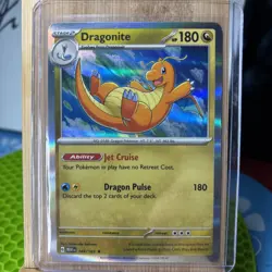 Dragonite Holo NM 149/165 Scarlet & Violet 151 Pokemon Card - Image 1