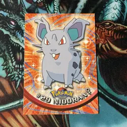 1999 TOPPS POKEMO NIDORAN CARD NM 0002 - Image 2