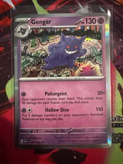 Pokemon Gengar Gastly Haunter Lot Mega Gengar ex CHR Holo 9 Card Bundle - Image 3