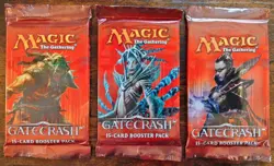 Magic: The Gathering (MtG), 3 factory sealed Gatecrash (GTC) booster packs - Image 1