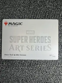 Magic The Gathering Power Pack Art Card (Gold-Stamped Signature) 37/45 Near Mint - Image 3