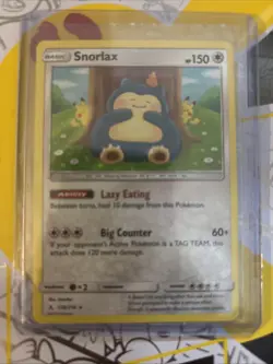 Pokemon TCG Snorlax Unbroken Bonds Holo Card 158/214 - Image 1