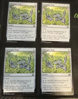 Springjaw Trap X4 Ikoria Lair of Behemoths Magic the Gathering MTG - Image 1