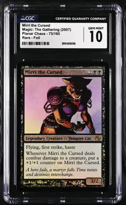 MIRRI THE CURSED Planar Chaos Foil Rare CGC 10 MTG EDH [Nostalgium] - Image 1