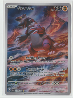 Groudon 199/182 SV04: Paradox Rift Holo Pokemon TCG Card - Image 1