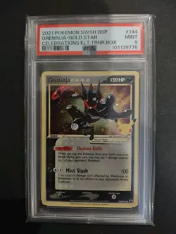 ✨ PSA 9 Greninja Star SWSH144 SWSH: Sword & Shield Promo Card Holo - Image 1