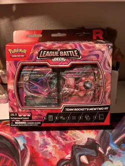 Pokemon TCG Team Rocket's Mewtwo ex League Battle Deck Sealed - Image 1