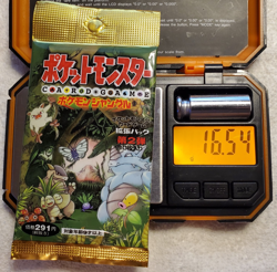 Japanese Jungle Booster pack 10 cards 291 Yen Pokemon Vtg 1995 - Factory Sealed - Image 3