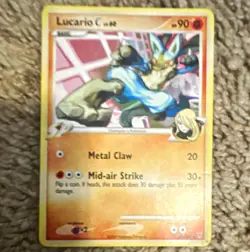 Lucario C 31/147 Supreme Victors SP Rare Regular English 2009 90 HP - Image 1