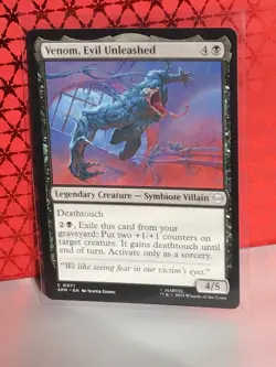 Venom-Evil Unleashed MTG Marvel's Spider-Man NP #71 - Image 1