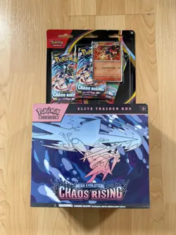 Pokemon TCG - Chaos Rising ETB + Blister Pack - Sealed - Image 1