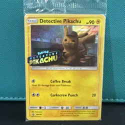 [SEALED] Pokemon Detective Pikachu SM190 Stamped Holo Promo - Image 1