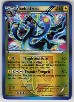 Eelektross 33/101 Holo R Plasma Blast Reverse Holo MP Pokemon - Image 1