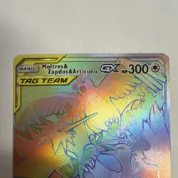 Pokemon Moltres & Zapdos & Articuno GX 69/68 Secret Rare Holo TAG TEAM - Image 3