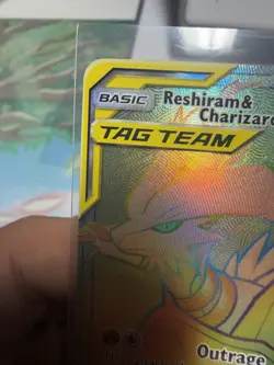 Reshiram & Charizard GX (Secret) Holo SM - Unbroken Bonds 217/214 Pokemon TCG - Image 3