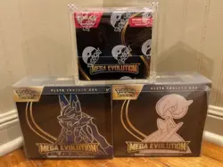Mega Evolution Ultimate Bundle (Booster Box, Lucario & Gardevoir ETBs) - Image 1