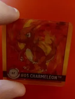 Charmander & Charmeleon #7 Pokemon Artbox Action Flipz 1999 Holo NM/LP Pokemon - Image 2