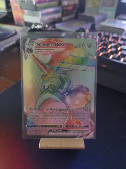 Pokemon Melmetal VMAX 080/078 Pokemon GO Secret Rainbow Rare Full Art - Image 1