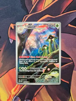 Toedscruel 185/182 Illustration Rare Paradox Rift Pokemon Card NM - Image 1