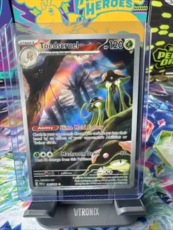 Toedscruel - 185/182 - Illustration Rare - Paradox Rift - Pokemon Card - NM/M - Image 1