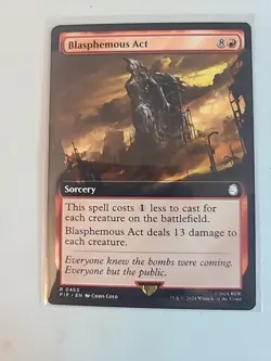 blasphemous act mtg Borderless Fallout - Image 1