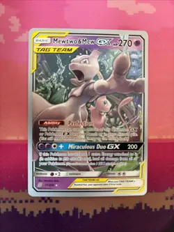 Pokemon Card Mewtwo & Mew GX World Championship 2019 71/236 Near Mint - Image 1