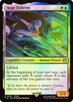 Hope Estheim FINAL FANTASY MTG MAGIC LEGENDARY HUMAN WIZARD FOIL - Image 1